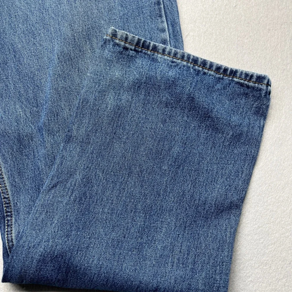 Levi's 505 Regular Fit Jeans Blue 44x34‎ Vintage 90s Y2K Denim Straight Leg